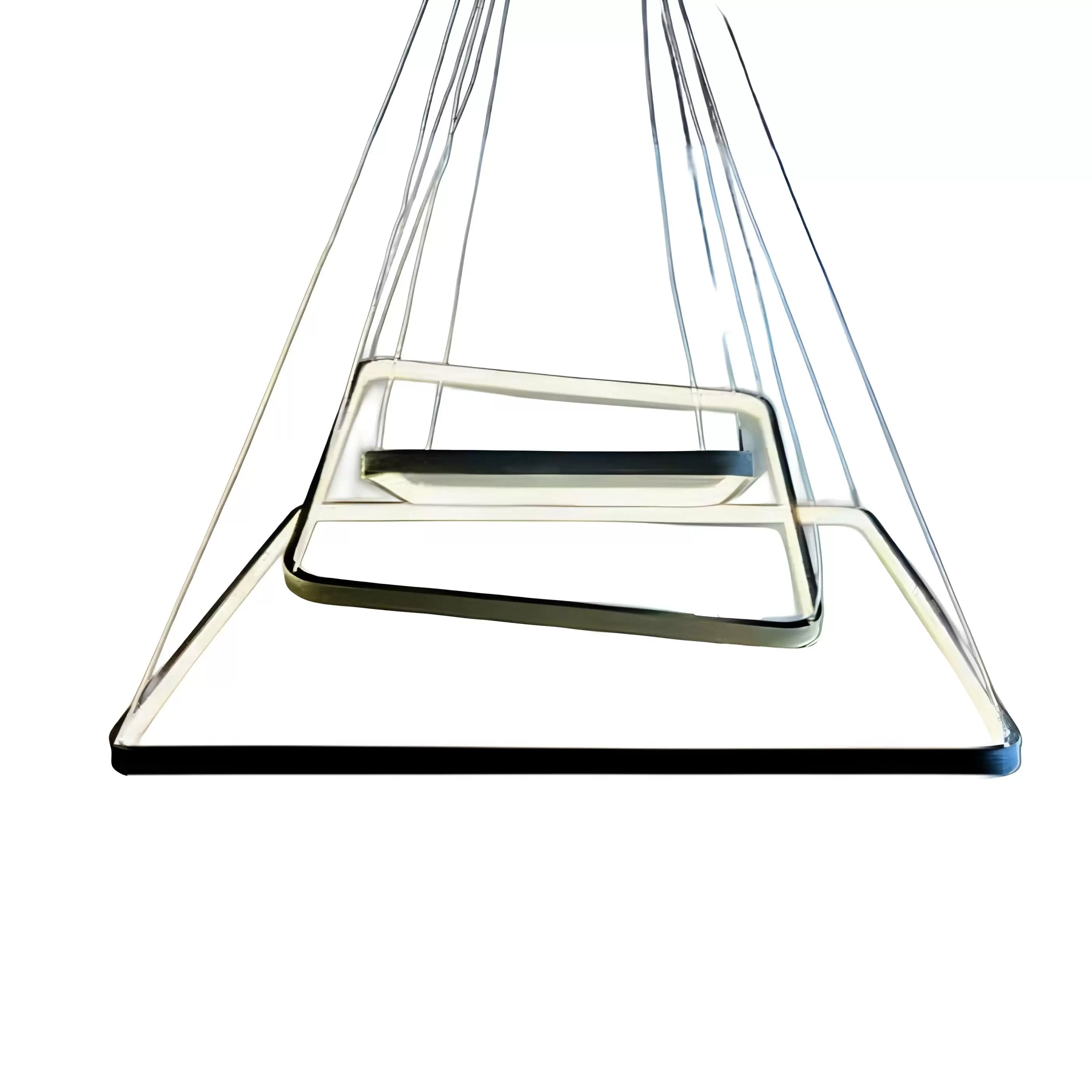 لوستر مدرن اس ام دی SMD خور مدل سه مستطیل ریموت دار